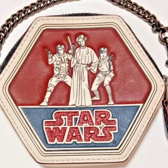 Collectible Coach Star WarsLimited Edition Coin Purse w WristletChain